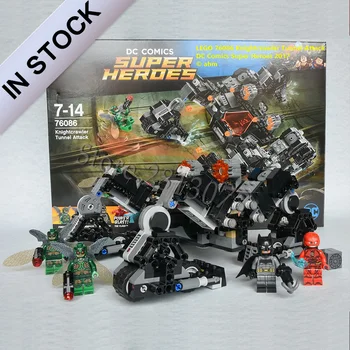

In Stock 10845 The Batman Knightcrawler Tunnel Attack 646Pcs Building Blocks Bricks Toys compatible with 76086 Super Heroes