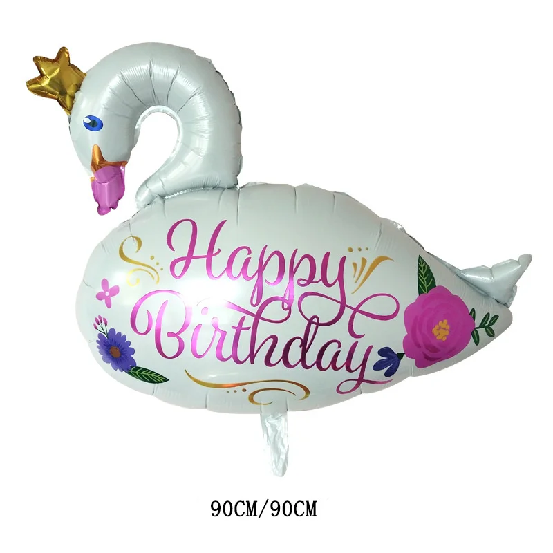 1 шт. воздушные шары из фольги в виде животного Bing Банни панда Лебедь Фламинго Единорог шары для детского дня рождения вечерние украшения детские игрушки для домашних животных - Цвет: Style 3