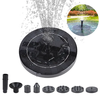 

Solar Power Water Fountain Pump 7V Solar Garden Fountain Pump Bird Bath Fountain Water Floating Pond Garden Patio Decor Fountain