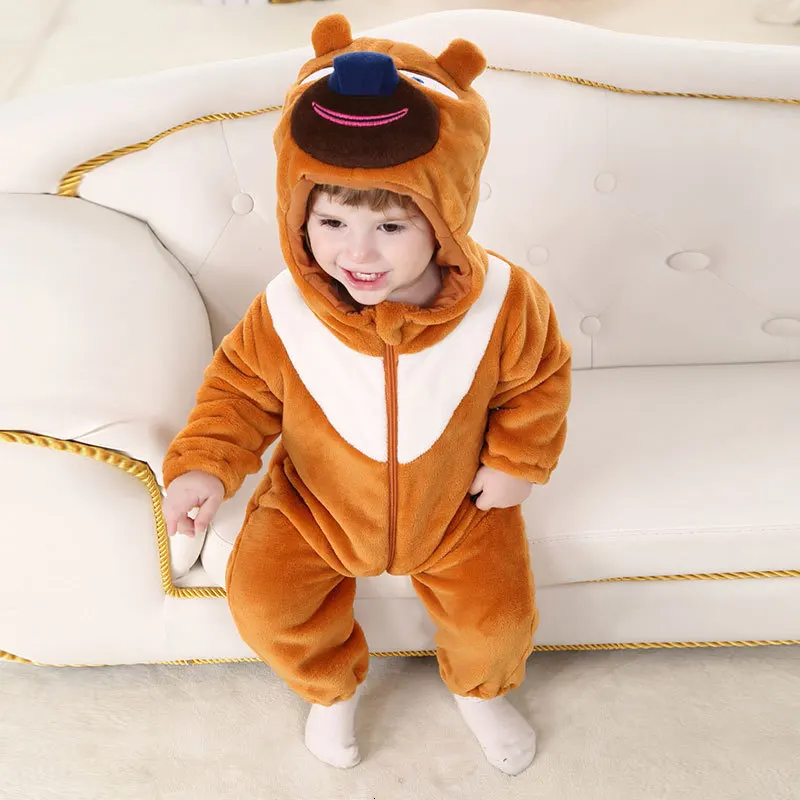 Baby Lin Tai Clothes 3-6 Individual Month Baby Clothes Ha. Autumn Children's Garment Children Cartoon Modeling Clothes Baby - Цвет: Флуоресцентный желтый