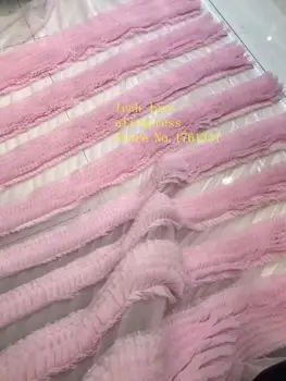 

5yards/bag 8 color pleated skirt horizontal mesh classic European and American style fabric for dress design ZX11