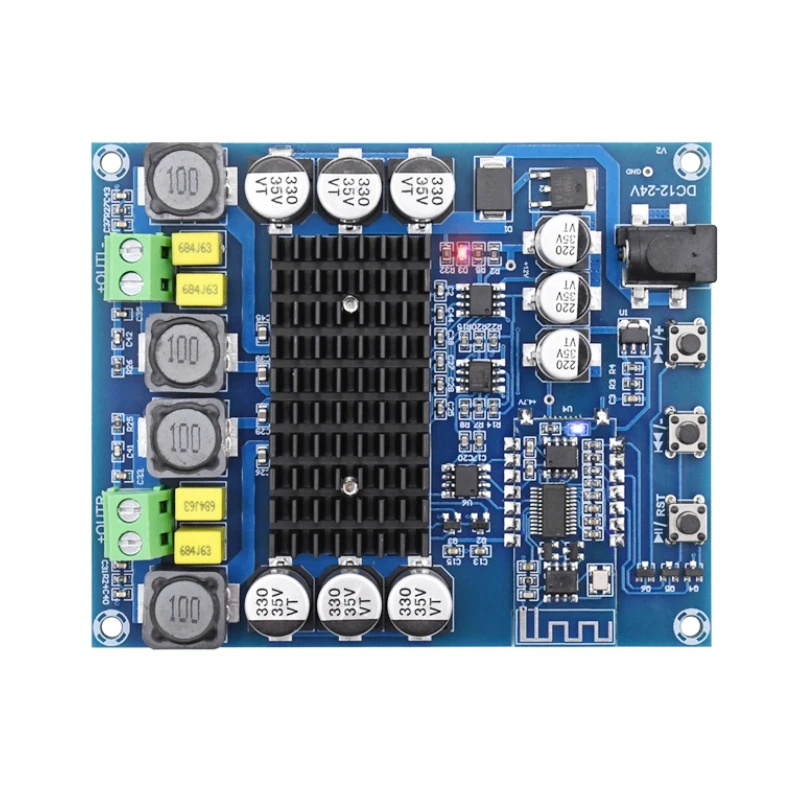 Bluetooth 5,0 двухканальный цифровой усилитель мощности плата TPA3116D2 50WX2 стерео усилитель Amplificador домашний кинотеатр XH-A304