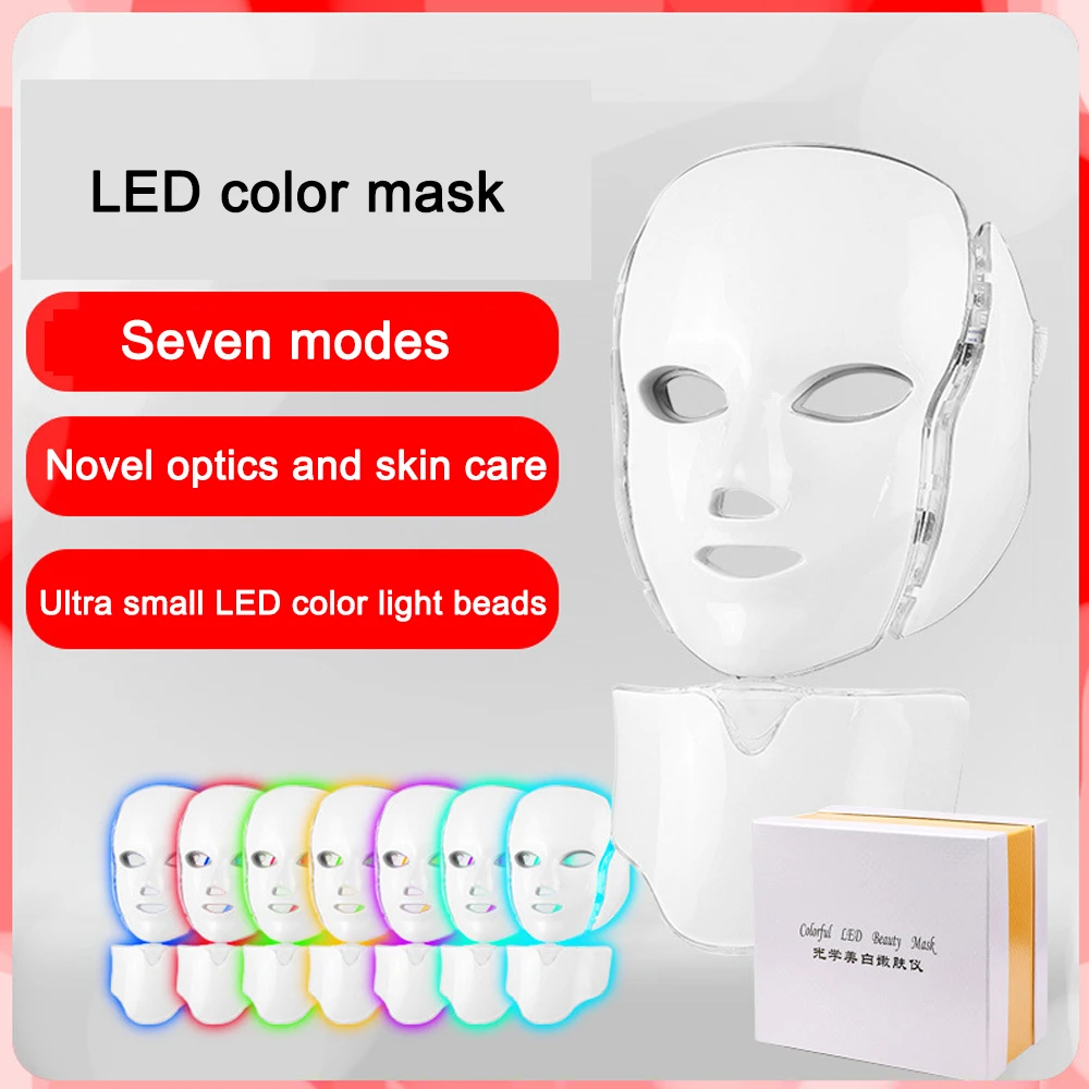 Fototerapia Led фотон омолаживающая маска для кожи тушь для лица акне спектрометр тушь светильник для лица терапия маска