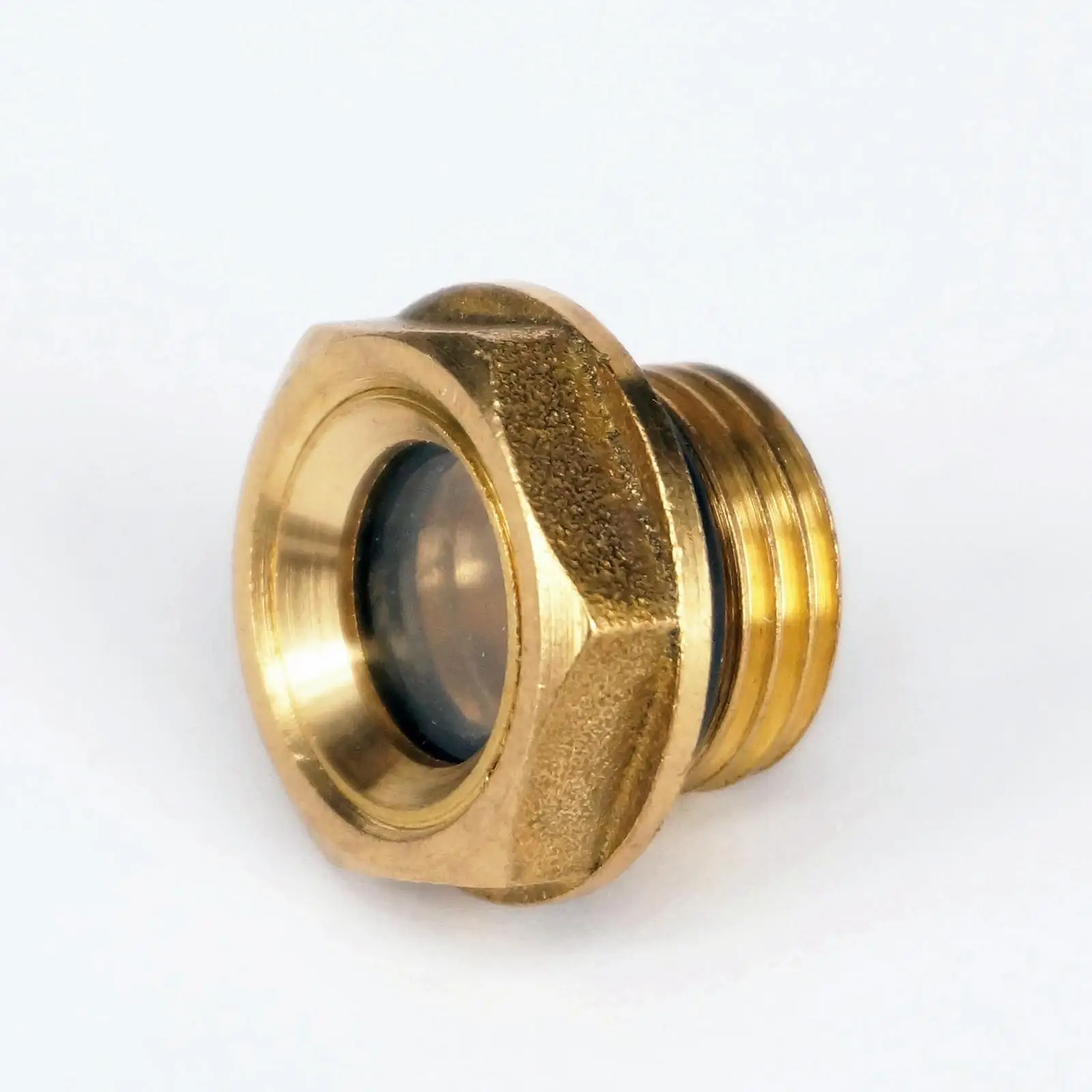 Male Brass Oil Level Sight Glass Window Hex Compressor Gearbox M10/M12/M14/M16/M20/M22/M24/M27/M30 1/4" 3/8" 1/2" 3/4" 1" hose pipe fitting pipe fitting water pipe fitting