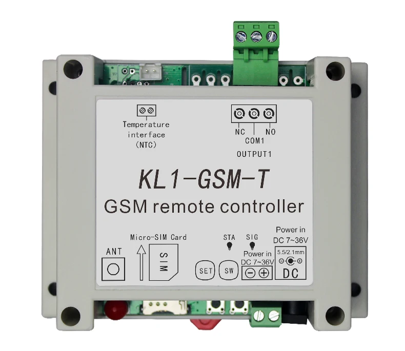 

GSM Controller SMS Call Remote Control Relay Switch for Gate Open Water Pump Motor Home Appliances on/off