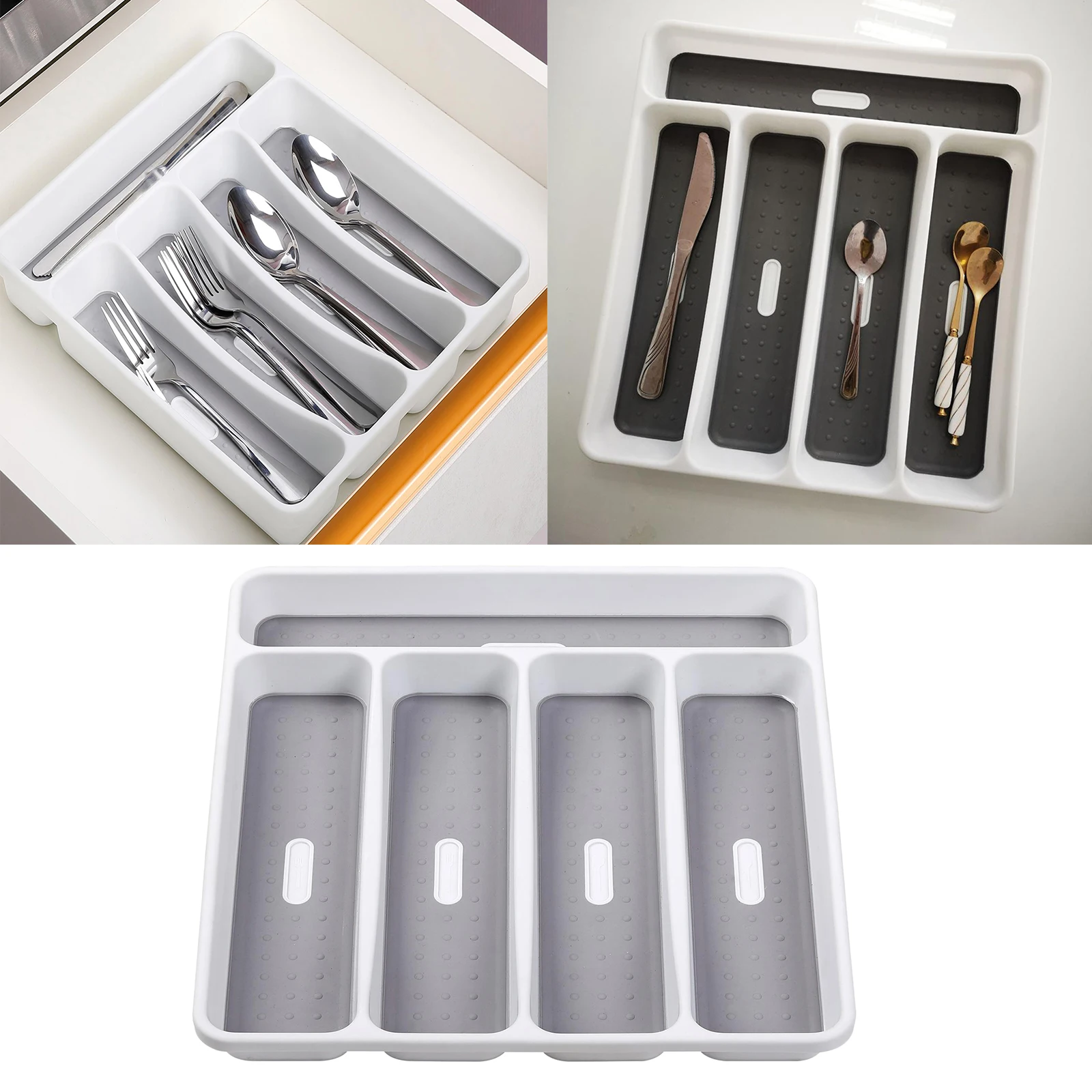 Home & Garden Kitchen, Dining & Bar Large Plastic Kitchen Cutlery Tray