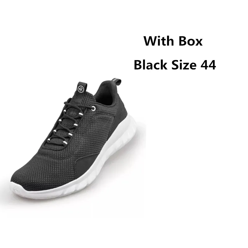 With Box Black 44 Xiaomi FREETIE кроссовки мужские легкие спортивные кроссовки дышащая подошва EVA Мягкая Повседневная сетчатая верхняя модная обувь от Mijia Youpin - Цвет: With Box Black 44