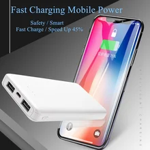 portable power bank 10000mah cell phone backup battery Dual USB Interface Two-way Quick Charge Li-polymer Battery цена portable power bank 10000mah cell phone backup battery Dual USB Interface Two-way Quick Charge Li-polymer Battery цены онлайн