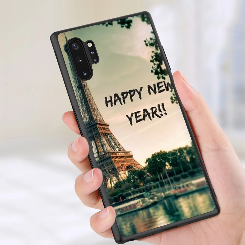Эйфелева башня Мягкий силиконовый чехол для телефона для samsung S6 S7 край S8 S9 S10e Note 8, 9, 10, плюс M10 20 30 40