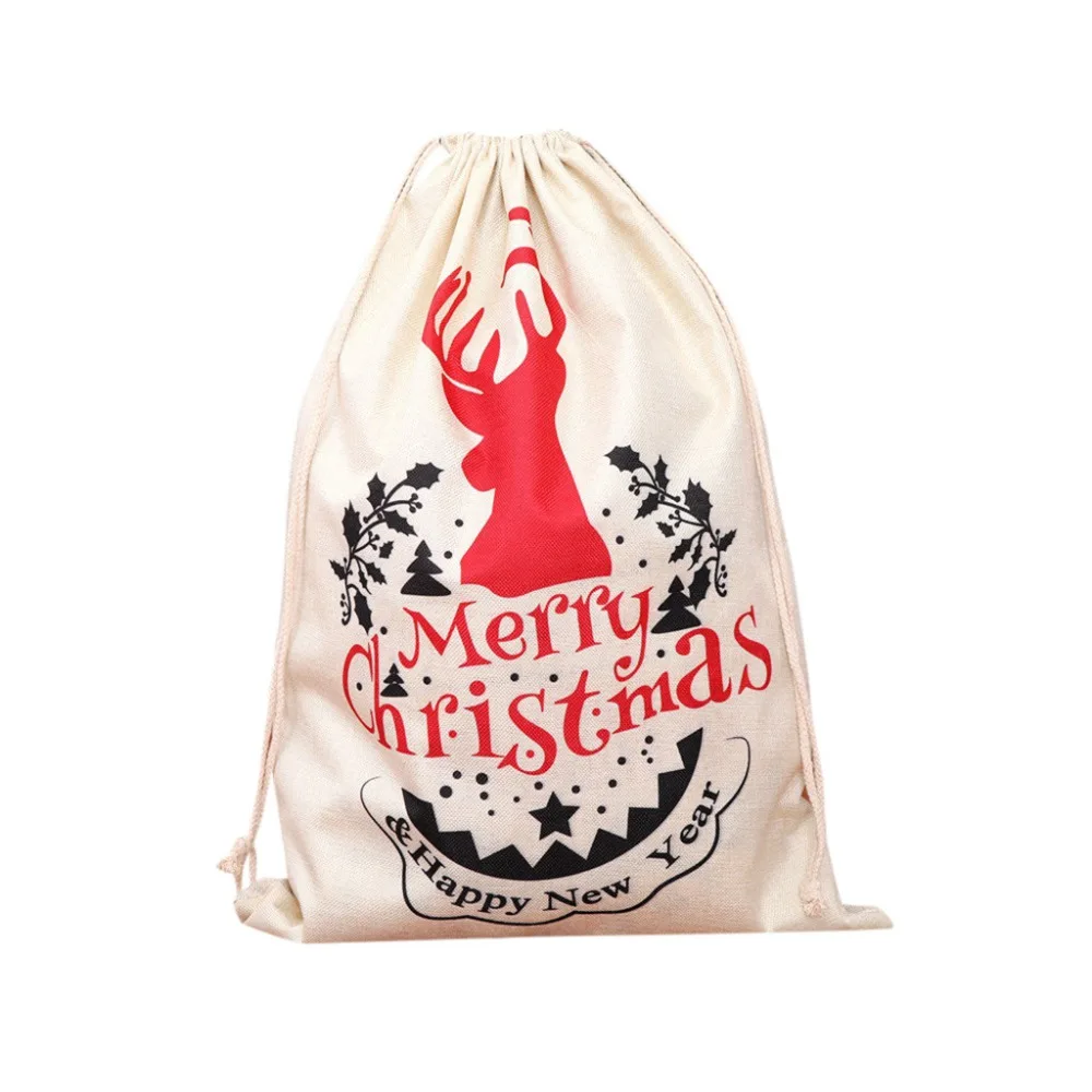 christmas drawstring gift bag (1)