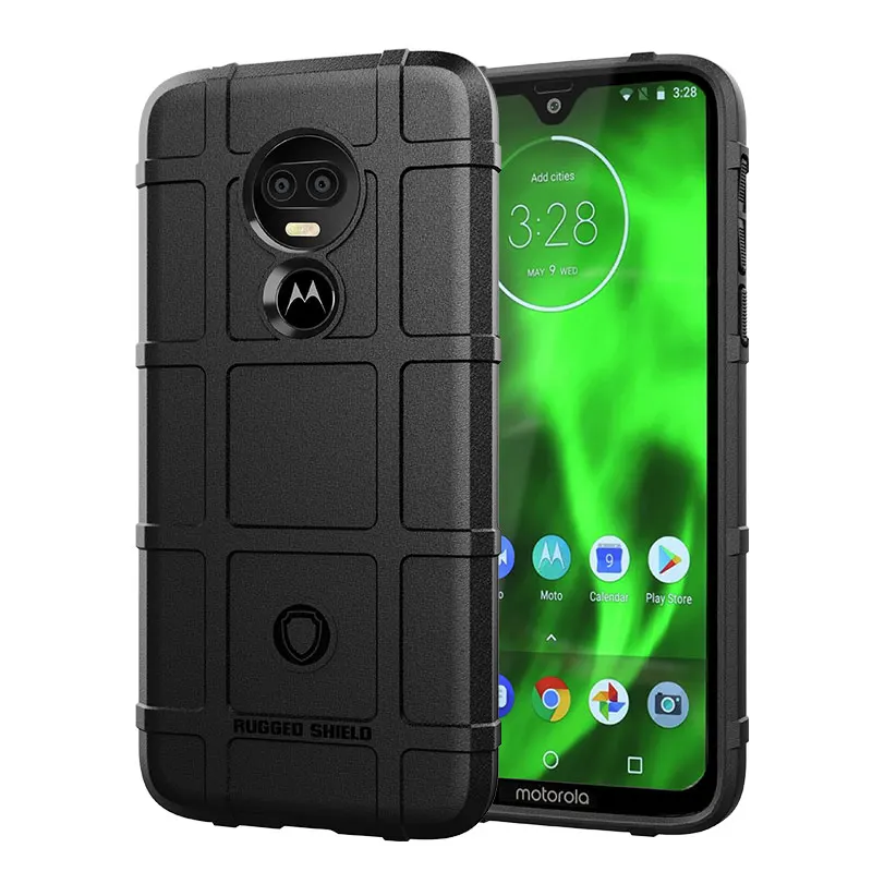 Для Motorola Moto G7 G6 power Plus Play EU US E6 военная защита против падения жесткий корпус из ТПУ для Moto T-Mobile Revvlry Plus