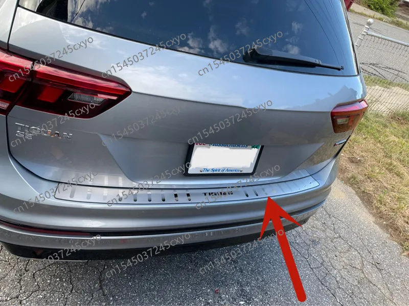 Protector Parachoques Nissan Qashqai Protector De Parachoques Trasero Cromado Para Nissan Qashqai J11 F (2017-2021) - Acero Inoxidable, Antiarañazos Tira Adhesiva Resistente