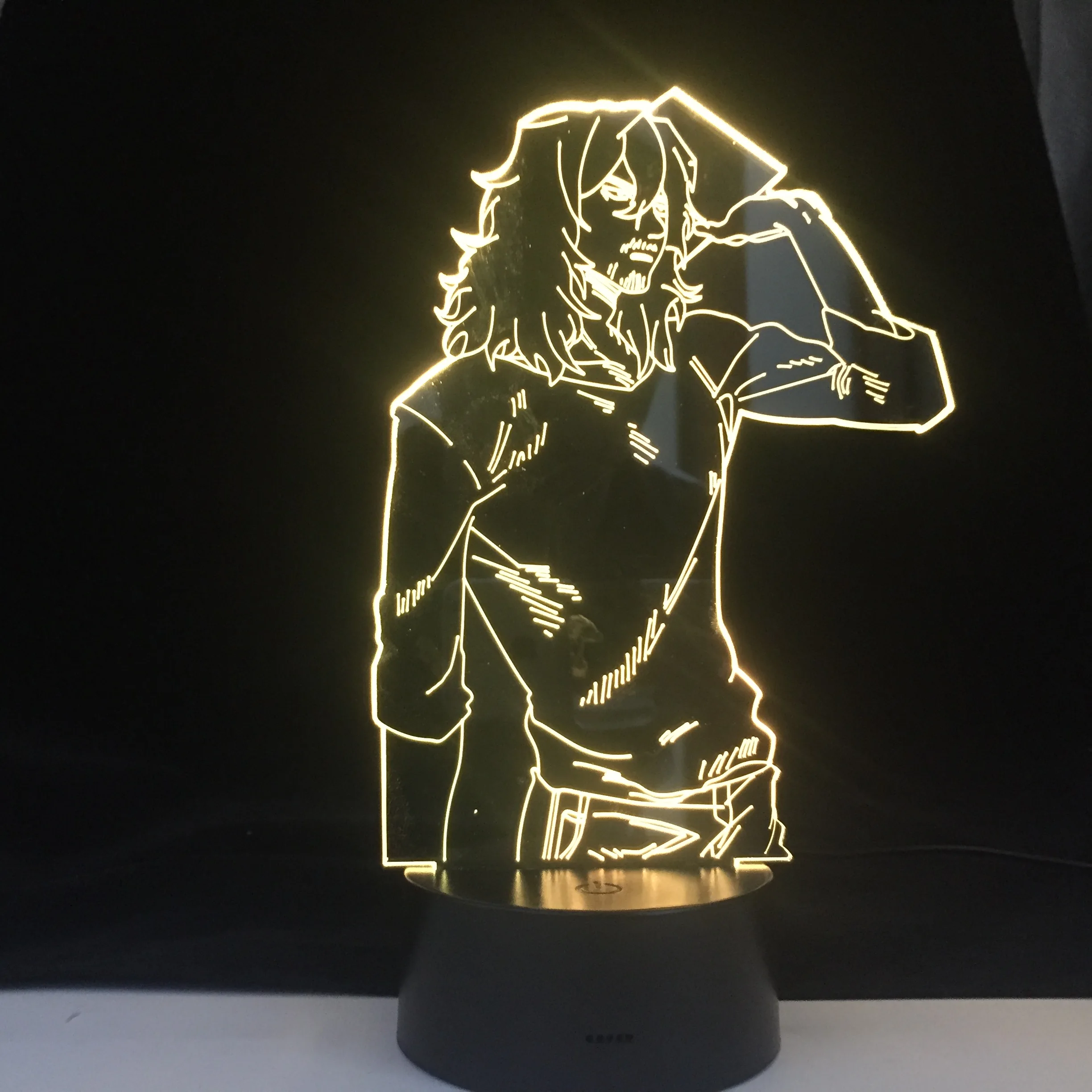 SHOTA AIZAWA 3d Светодиодная аниме лампа MY HERO Академия 3D 7 цветов свет японское