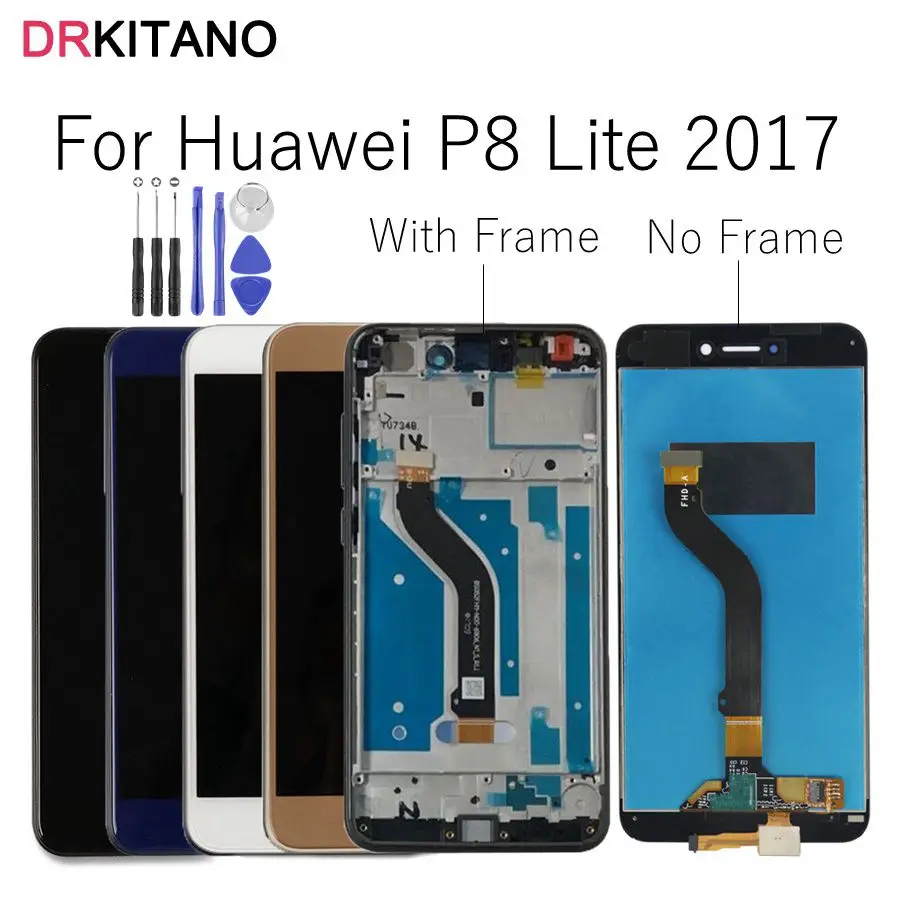 Для huawei P9 Lite ЖК-дисплей Дисплей Сенсорный экран с рамкой GR3 PRA-LA1 PRA-LX1 PRA-LX3 для huawei P8 Lite ЖК-дисплей Экран