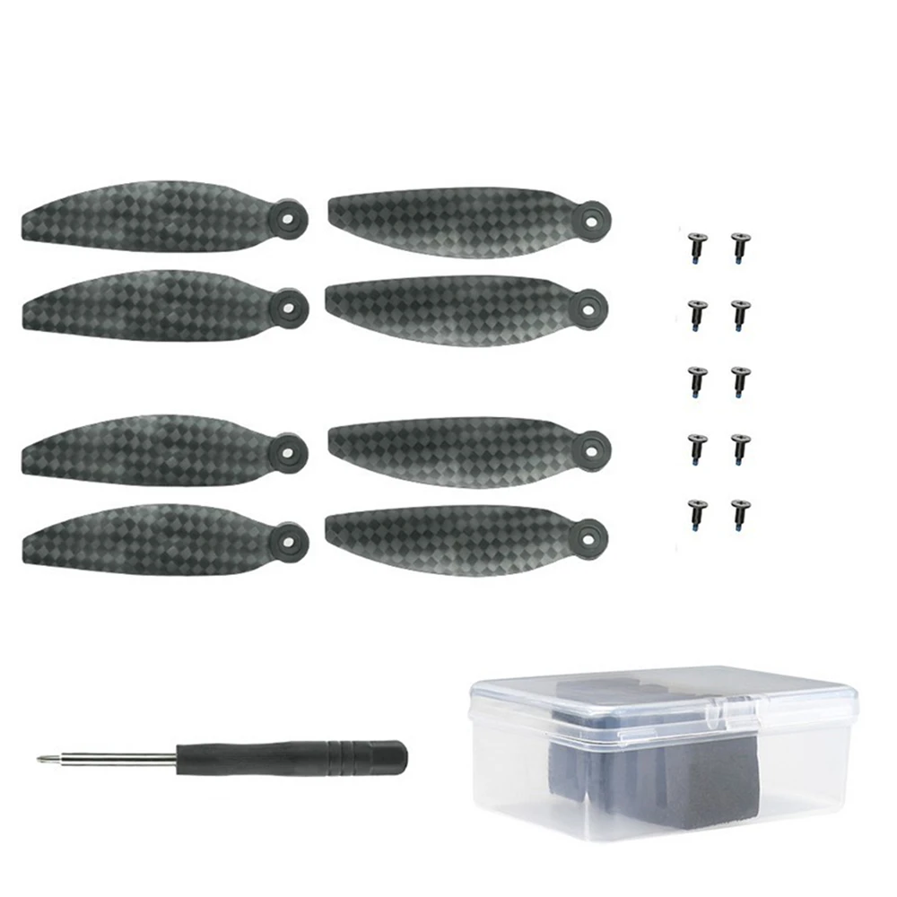 Buy Quick Release Carbon Fiber Propellers for DJI Mavic Mini Drone Propeller Blade Props Replacement Spare Parts