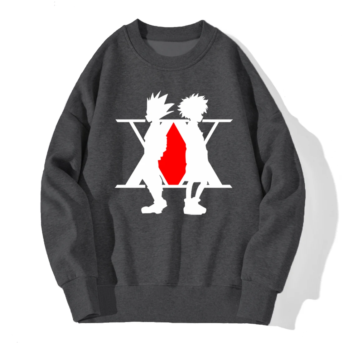 

Crewneck Sweatshirt Vintage Man Hunter x Hunter Long Sleeve Streetwear Winter Fleece Comfortable Fit Workout Supoleron Hombre