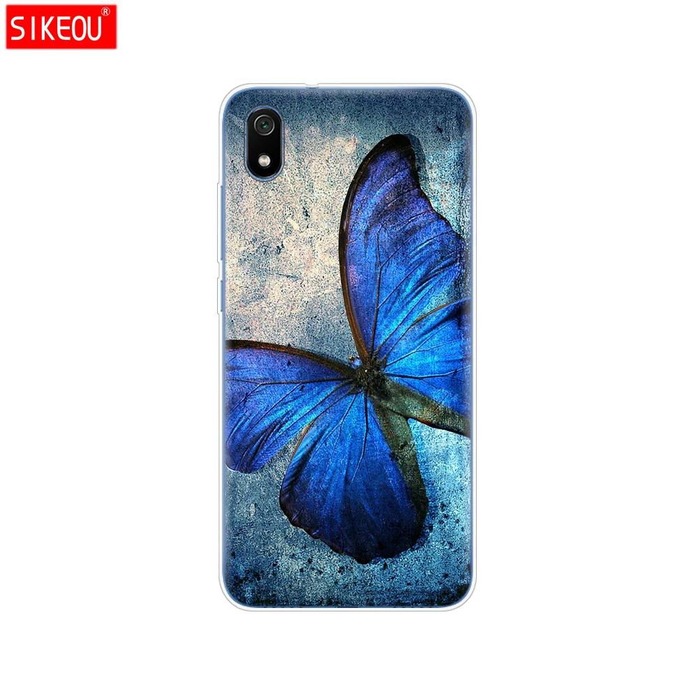 Силиконовый чехол для xiaomi redmi 7a, чехлы с полной защитой, мягкая задняя крышка из ТПУ для redmi 7 a, бампер hongmi 7a, чехол для телефона - Color: 33963