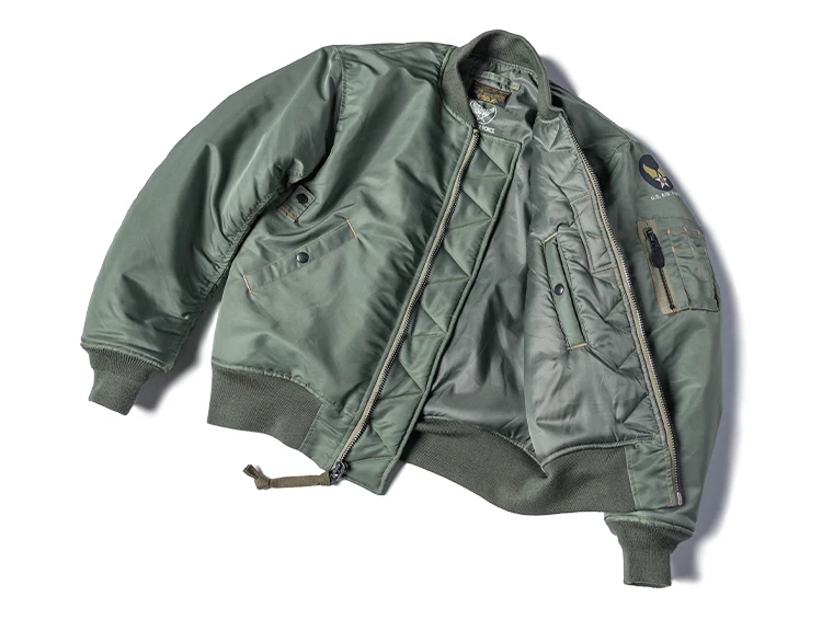 sports jacket Bronson Repro USAF 1955 MA-1 Flight Jacket 50s Winter Men Military Bomber Coat jackets