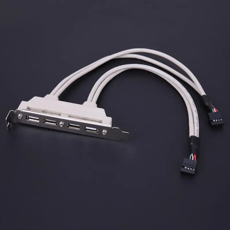 Высокое качество PC материнская плата 4 Порты USB2.0 концентратор с 9 Pin Header сзади