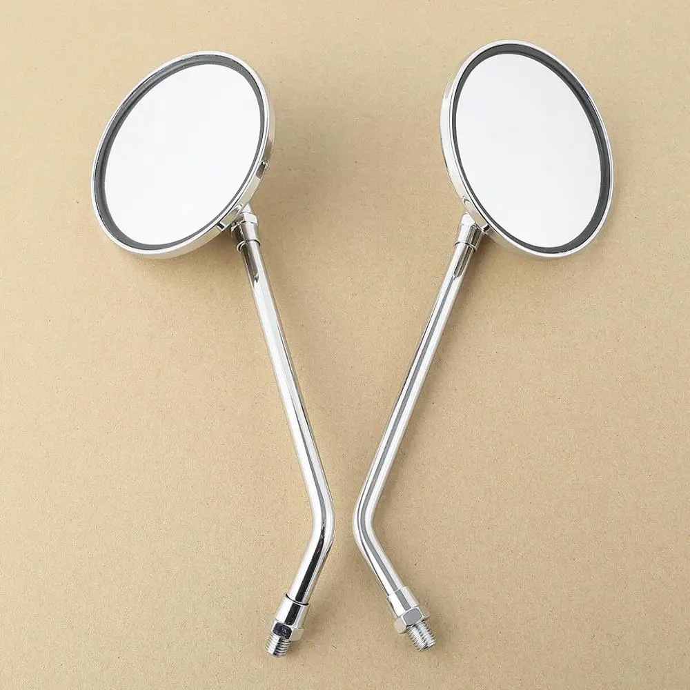 

Motorcycle Chrome Side Rear View Round Mirrors For Honda CB1000 CB500 CB650 CB750 CB900 New