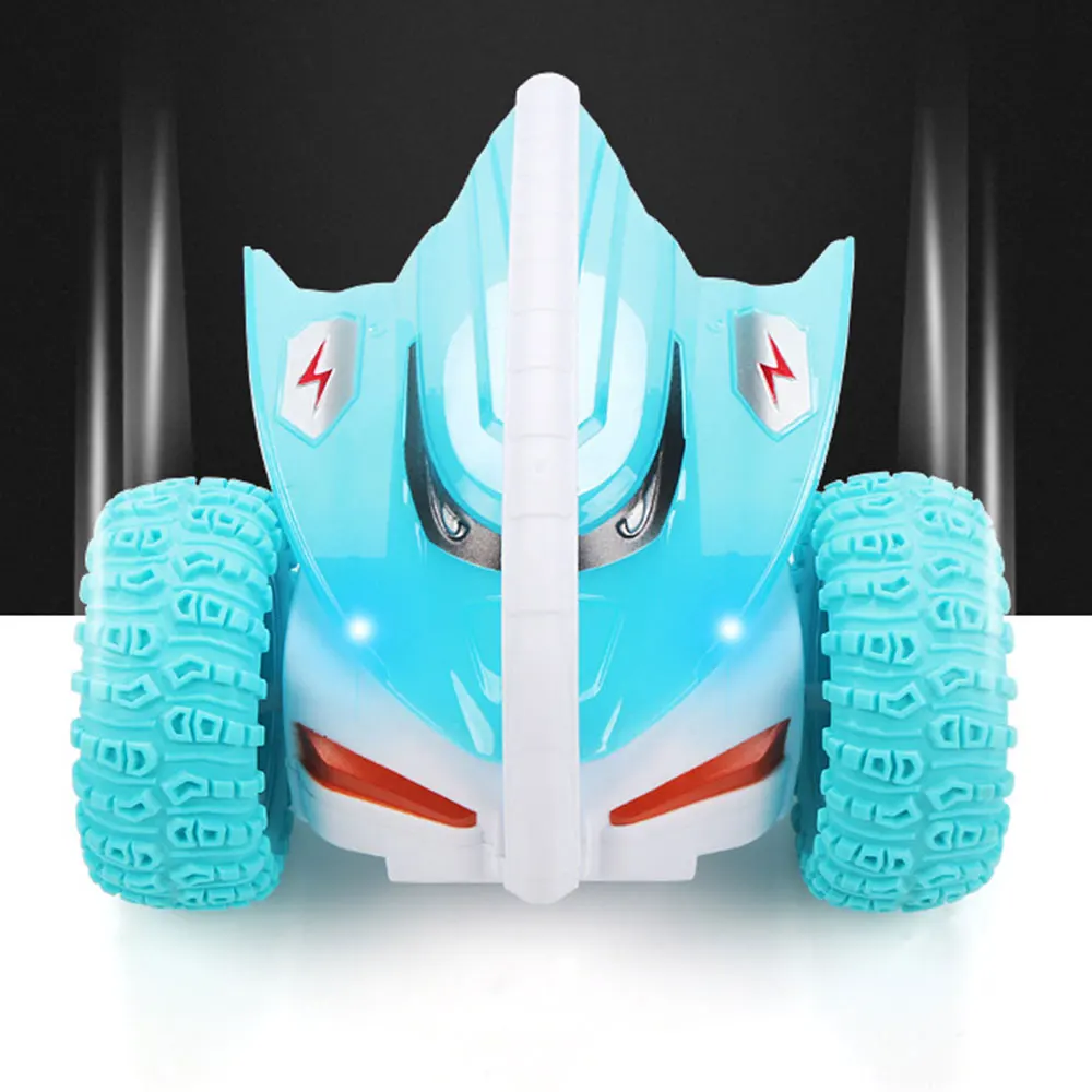 

2.4G 360 Degree Bouncing Rotation Crazy Gyro Car Fish Stunt Remote Control Car Toy Strong Driving Force Off-road Vehicle