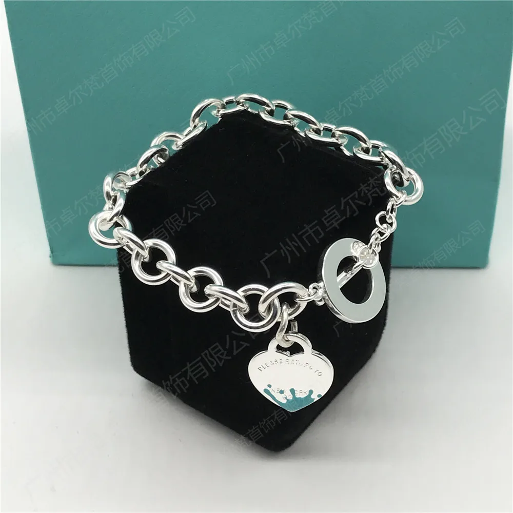 

TIF 100% Sterling Silver Bangle Bracelet, Original Glamour Heart Shaped Green Splash Water Splash Shape, Female Accessories