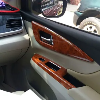 

Interior Moulding Peach Wood Door Window SwitchHandle Center Console Decorated Frame For Honda CRIDER 2013 14 15 16 CAA326A