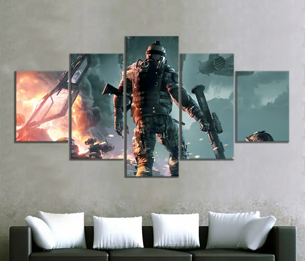 5 個でロケット走手榴弾画像warfaceゲームポスターアートキャンバス絵画壁の芸術家の装飾 絵画 書道 Aliexpress
