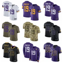 Мужская футболка из Миннесоты высокого качества Vikings Adam Thielen