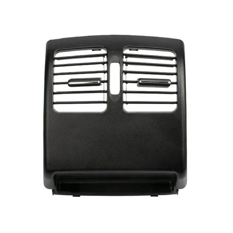 Авто задняя центральная консоль A/C кондиционер вентиляционное отверстие для свежего воздуха на выходе решетка крышка для Mercedes Benz C Класс W204 2007 - Название цвета: Черный
