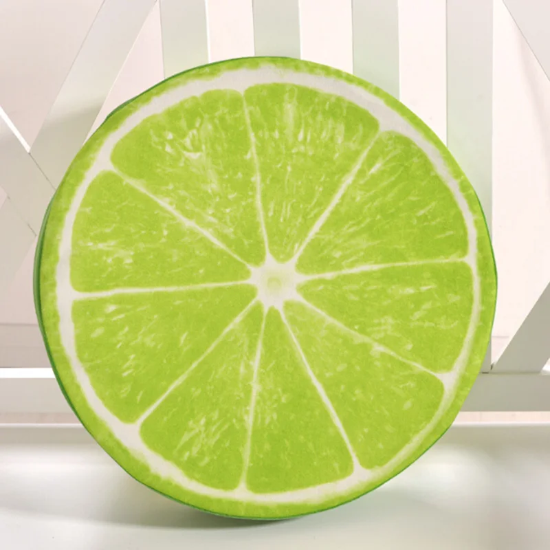 Подушка с реалистичным изображением пиццы ноутбук фрукты оранжевые яйца подушка