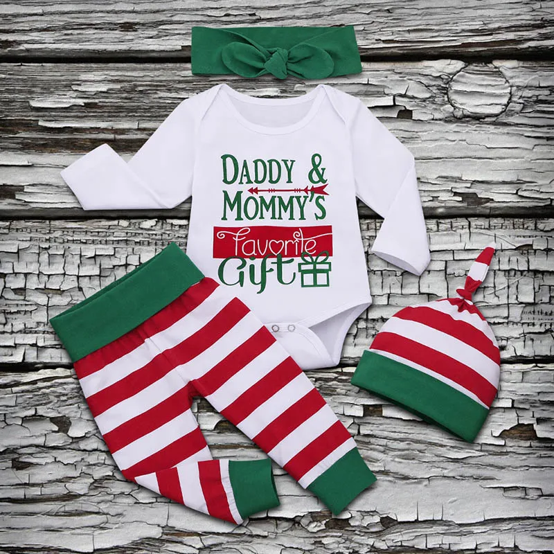 

3pcs Newborn Infant Baby Girls Clothes sets solid T-shirt Tops Pants Leggings Outfit Set Christmas Toddler Girls Boys Clothing