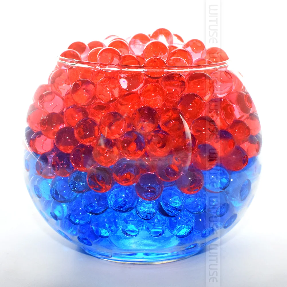 5000pcs/bag Hydrogel Growing Water Balls Beads Crystal Soil Gel Water Pearls Aqua Jelly Beads