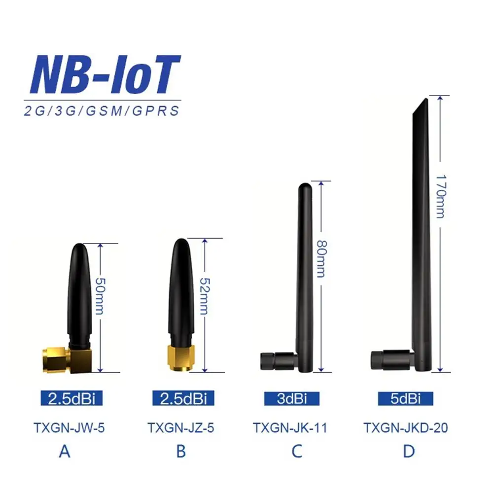 

10pcs NB IoT Antenna GSM GPRS Omni Antenna for Communication SMA Male Wifi Extender Antenna for Router Flexiable Foldable Aerial