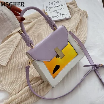 

Fashion Women Shoulder Bag PU Leather Youth Ladies Small Square Bag light Wild Simple Female Daily Messenger Bag Waterproof