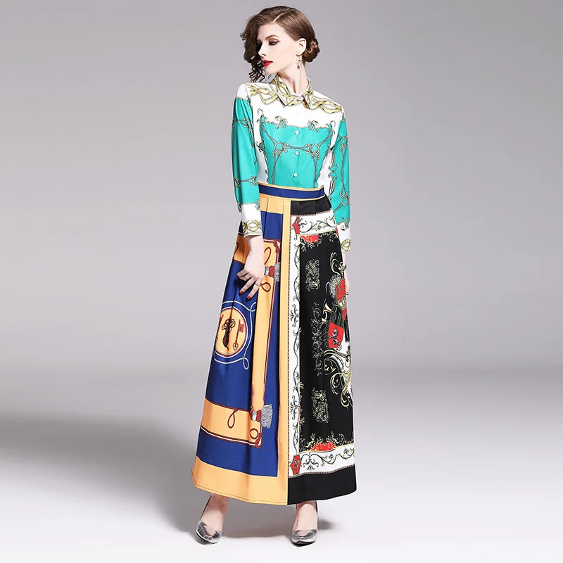 

Photo Shoot-Europe And America Fashion Slim Fit Slimming Waist Hugging Versatile Positioning Floral Printed Dress