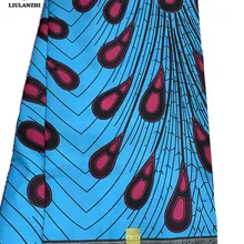LIULANZHI африканская восковая ткань s Новое Поступление Полиэстер восковая ткань s для платья 6 ярдов/партия Анкара восковая ткань ML56L01-ML56L10