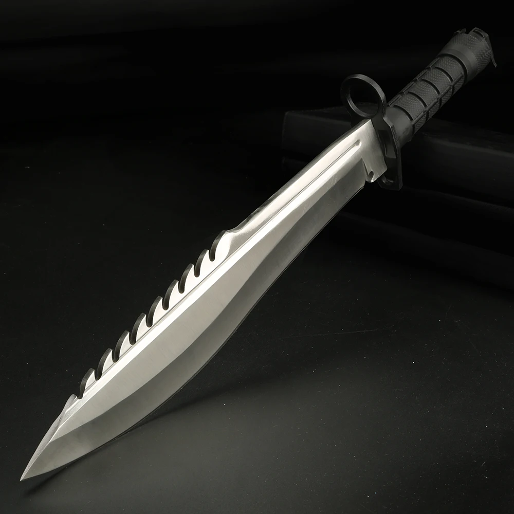 Outdoor Hunting Knife Survival Fixed Blade Knife Jungle Camping Knife ABS Sheath Multifunctional Climbing Tool Collection Gift|Knives| - AliExpress