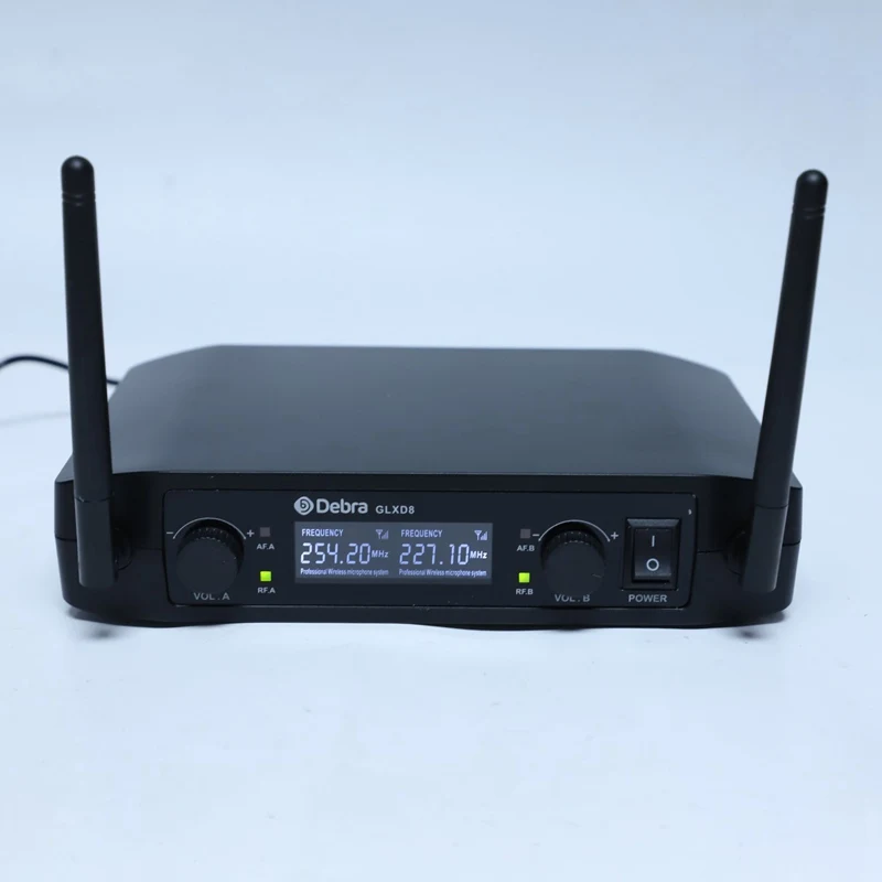 AAAE Top-Smart Fm Vhf Wireless Microphone 2 Cordless Handheld Mic Free Frequency For Meeting Pc Speaker Amplifier Eu Plug