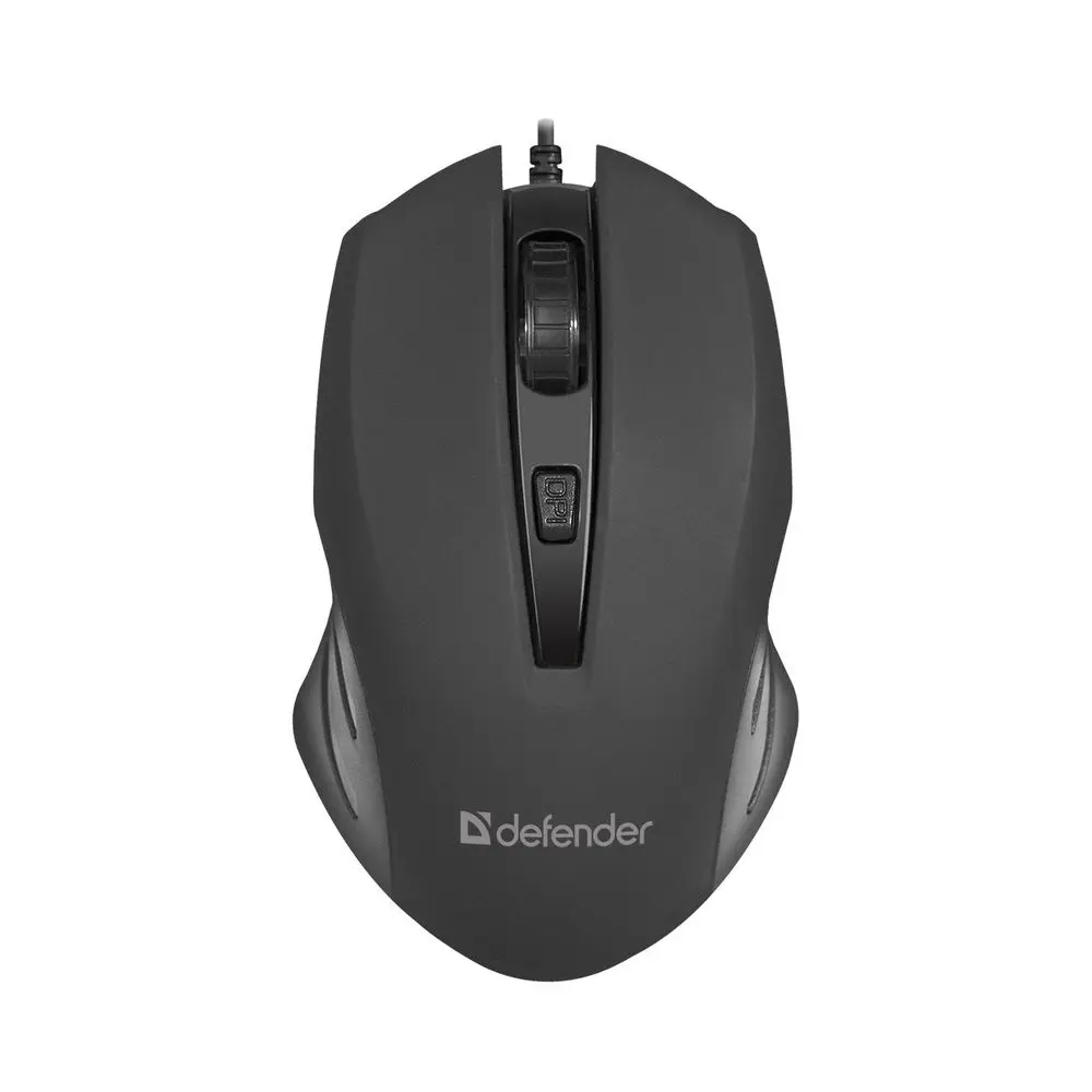 Компьютерная мышь Defender Datum MM-351 черный,4 кнопки, 800-1600 dpi