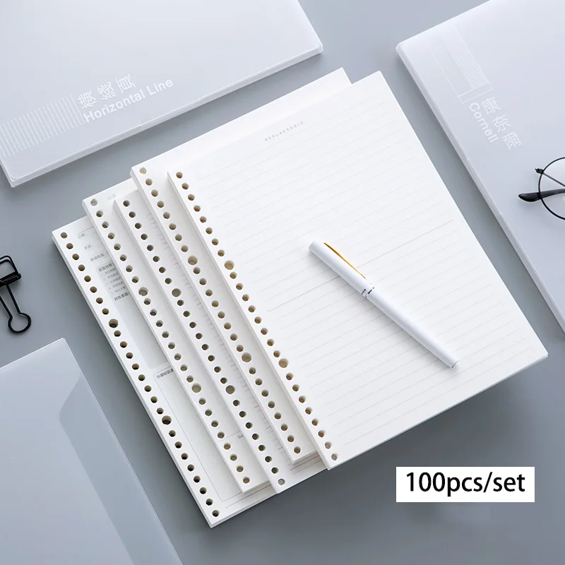 

A5 B5 100 Pages PP Bookcover Diary Traveler Notebook Simple Schedule Book Bullet Journal School Office Supplies
