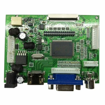 

LVDS Signal HDMI Mini With Indicate Light 6 Pins VGA Controller Vehicle AV Wide Voltage For Car Display Screen LCD Driver Board