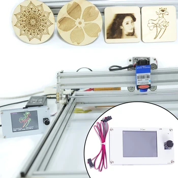 

Layered DIY Practical Carving Machine Accessories Durable Aluminium Home Support TF Card Repair Offline Controller Spare Parts