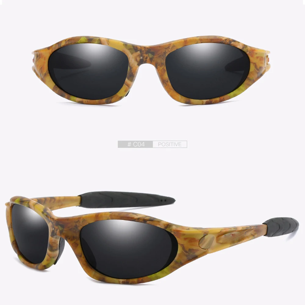 

Sports Round Men Women Polarized SunGlasses Polarized Mirror Sunglasses Custom Made Myopia Minus Prescription Lens -1 To-6