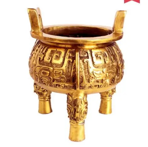 Fengshui copper tripod decorative ornaments | Дом и сад