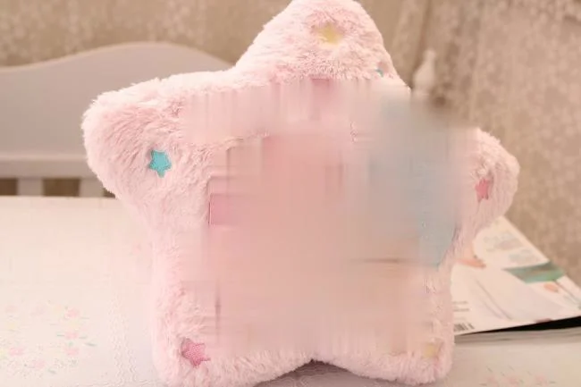 Kawaii Cartoon Pillow Candy Little Star Shaped Plush Soft Back Cushion Creative Sofa Bed Decoration Stuffed Dolls Pillows Gifts