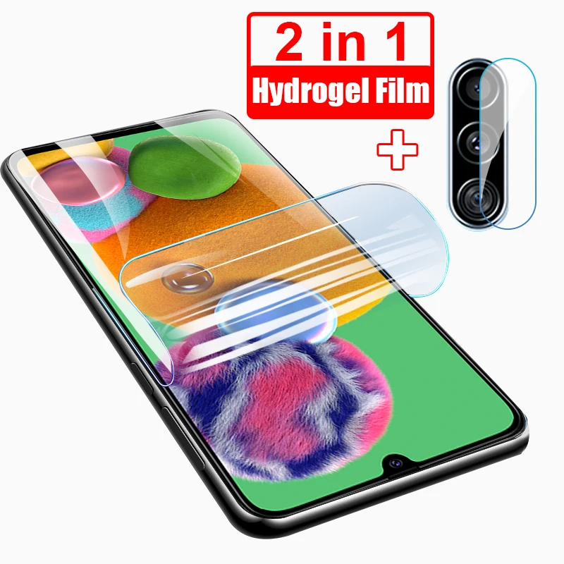 Гидрогелевая пленка для Samsung Galaxy Note 20 Ultra A51 A71 A50 A70 защитная экрана A40 A10 A20e A30S M11