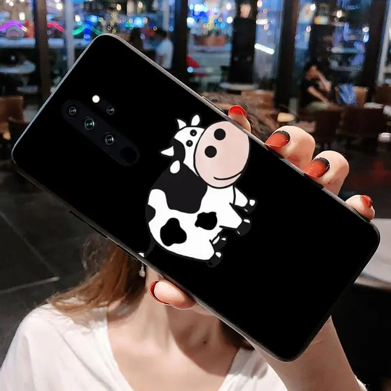 best flip cover for xiaomi HUAGETOP Animal Cute Milk Cow Soft Phone Case Cover for Redmi Note 9 8 8T 8A 7 6 6A Go Pro Max Redmi 9 K20 xiaomi leather case chain