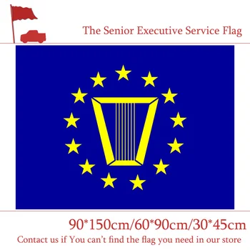 

15PCS Flag 60*90cm 90*150cm The Senior Executive Service Flag American 3x5ft Digital Printing Banner 30*45cm Car Flag