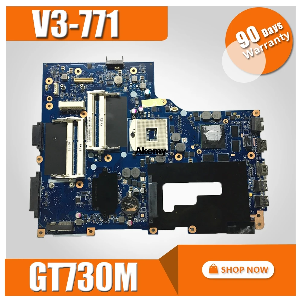 

NBM7Q11001 NB.M7Q11.001 VA70 VG70 For Acer aspire V3-771 V3-771G Laptop Motherboard 17.3 inch HD4000 GT730M/GT650M DDR3